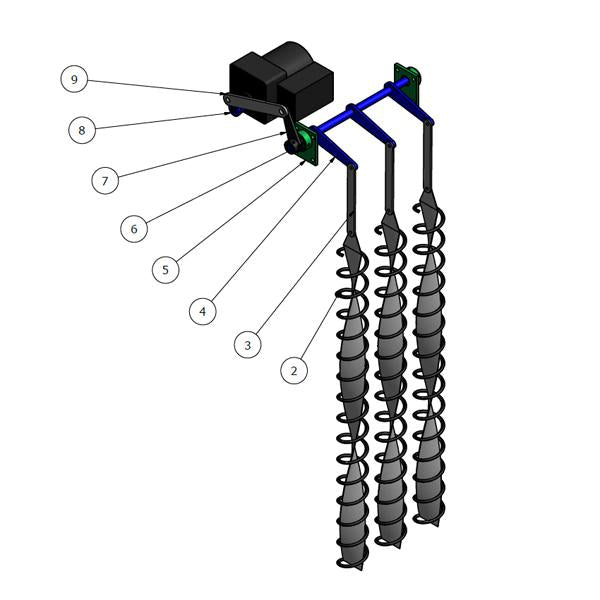 15-18kW Slim Boiler Cleaning Assembly